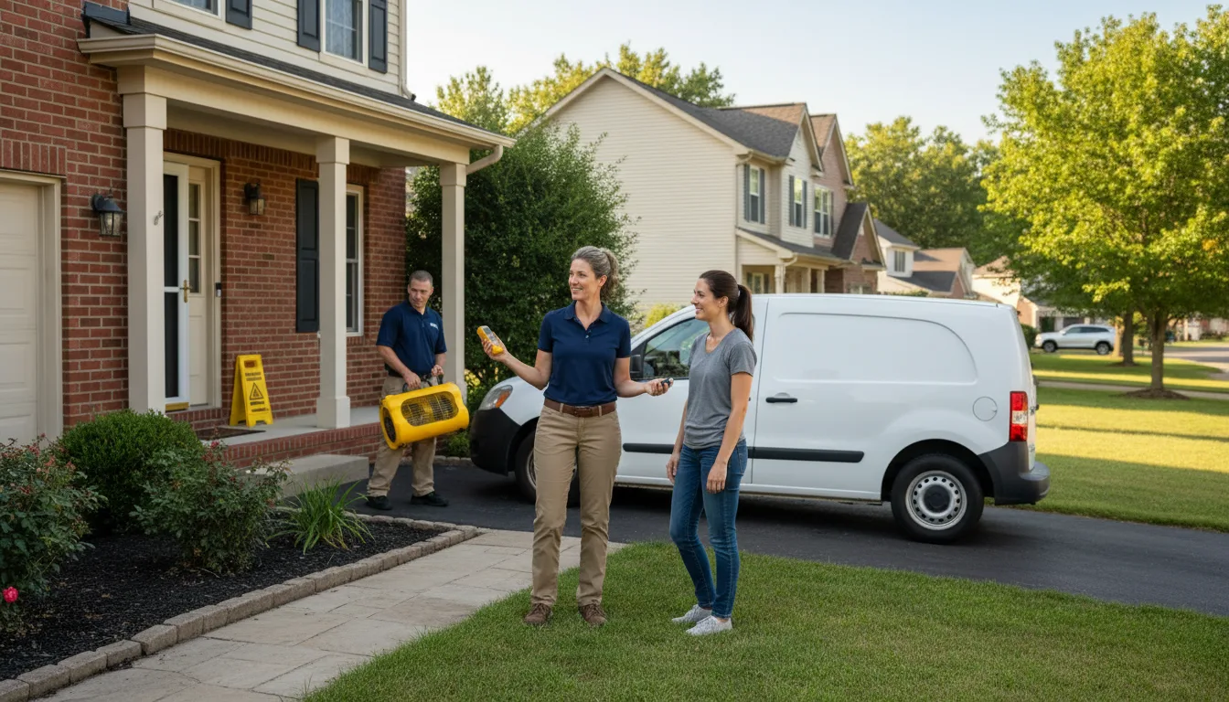Water restoration image for Flood Water Cleanup, Removal And Restoration Services in Santa Maria, TX